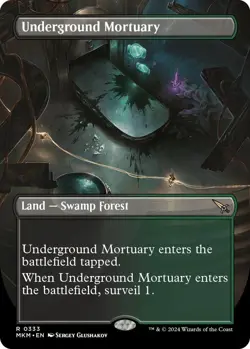 Underground Mortuary (Borderless) Murders at Karlov Manor Non-Foil NM MTG Magic - Image 1