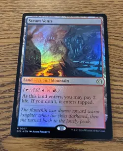 Steam Vents - Foil Lorwyn Eclipsed - Magic the Gathering MTG RARE FRESH PULL NM - Image 1