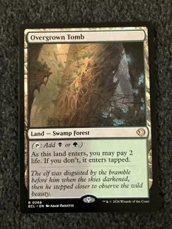 Magic the Gathering MTG - Overgrown Tomb - Lorwyn Eclipsed - Image 1