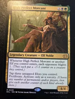 High Perfect Morcant 0229 Rare Lorwyn Eclipsed Magic: The Gathering - Image 1