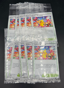 10 Pokemon Pikachu Fanfare Perayaan Indonesian Promo Card 374/S-P Sealed Lot - Image 1