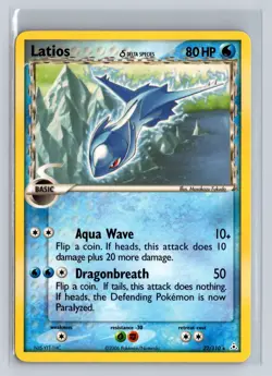 Pokemon TCG; Latios 22/110 - Holon Phantoms (Delta Species) Non Holo - LP - Image 1