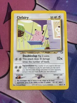 Clefairy 30/111 Neo Genesis Regular Pokemon Card MP - Image 1