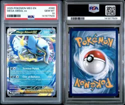 2025 Pokemon Mega Evolution Mega Absol ex 086/132 PSA 10 Gem Mint - Image 3
