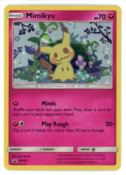 Mimikyu Holo SM163 Promo Pokemon Card Pokemon Card - Image 1