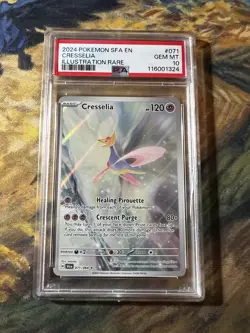 2024 Pokemon Cresselia Illustration Rare 071/064 PSA 10 - Image 1