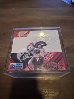 Pokemon Destined Rivals Booster Box 36 Packs New, Sealed with Acrylic Case - Image 1