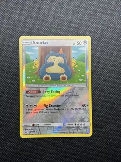 Pokemon Snorlax 158/214 Sm-Unbroken Bonds Reverse Holo Ability Holo Rare - Image 2
