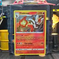 Cinderace Promo Sword & Shield Cosmos Holo Pokemon TCG 034/202 Rare - Image 1