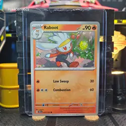 Raboot Stellar Crown Pokemon TCG 027/142 Scarlet & Violet SV07 Common - Image 1