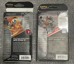 Victini V & Lycanroc V Battle Deck 2022, *DAMAGED BOX* Pokemon - Image 2