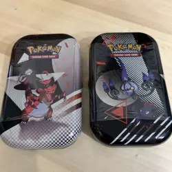 Pokemon Lot Of 2 Black Bolt & White Flare Unova Mini Tins - New/Sealed (2 Tins) - Image 1
