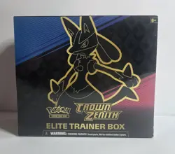 2023 😺 Crown Zenith ETB Elite Trainer Box Factory Sealed Pokemon - Image 1