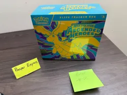 Pokemon Ascended Hero's Elite Trainer Box Sealed ETB - NEW SEALED- READY TO SHIP - Image 1