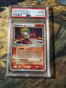 2006 Pokemon Dragon Frontiers Gardevoir Ex Holo 93/101 PSA 8 - Image 1