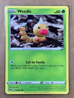 2020 Pokemon Champion's Path - 2/73 Weedle Regular - LP - Image 1