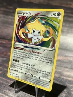 Jirachi 119/185 (NM) - SWSH04: Vivid Voltage - Amazing Rare - Pokemon TCG - Image 3