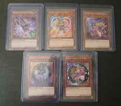 5 Dark Magician Girl Set Platinum Secret Alt Art NM YuGiOh TCG - Image 1