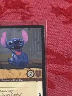 FOIL Disney Lorcana First Chapter - Stitch - New Dog - 22/204 FOIL - Image 2