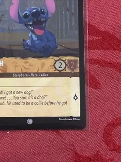 FOIL Disney Lorcana First Chapter - Stitch - New Dog - 22/204 FOIL - Image 5