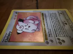 1st Edition Clefairy Base set Shadowless Holo pokemon card 5/102 LP - Image 3