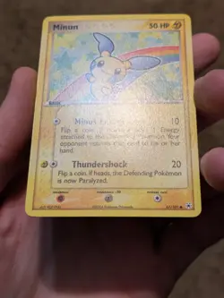 Minun 67/101 - EX Hidden Legends Set Pokemon Card - LP to MP - Image 2