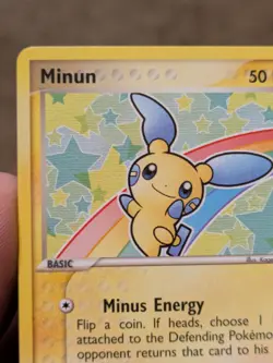 Minun 67/101 - EX Hidden Legends Set Pokemon Card - LP to MP - Image 4