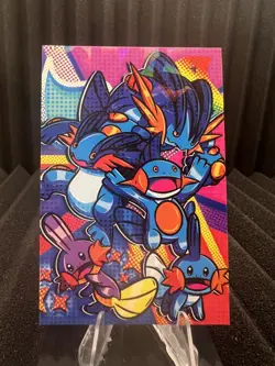 Mudkip Evolutions - Cracked Ice Holo - Team Rocket Card Database - Pokemon Card - Image 1