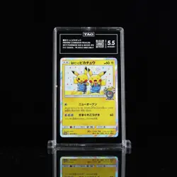Pokemon Cards Pretend Comedian Pikachu Osaka Dx Jpn Promo 407/SM-P Tag 5.5 - Image 1