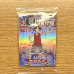One Piece Card Game Monkey D. Luffy US Voyage Promo Sealed - Image 1