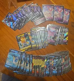 69x korean pokemon eevee heroes V RR card lot - Image 1