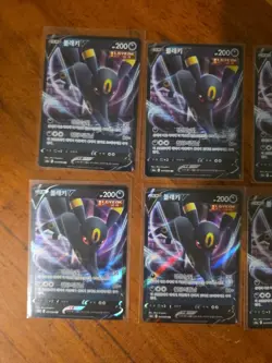 69x korean pokemon eevee heroes V RR card lot - Image 2