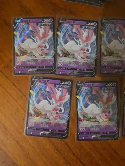 69x korean pokemon eevee heroes V RR card lot - Image 4