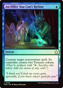 An Offer You Can't Refuse (Foil) - FDN - Uncommon - MTG Magic Pack fresh - Image 1