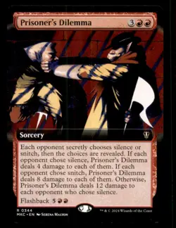 Prisoner's Dilemma LP Light Play Karlov Manor Commander MTG [11182] - Image 1
