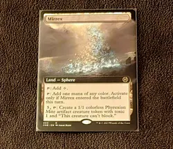 Magic The Gathering Mirrex 400 Rare Non-Foil Borderless - Image 1