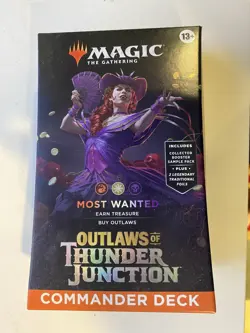 Magic the Gathering MTG Outlaws of Thunder Junction Most Wanted Commander Deck - Image 1