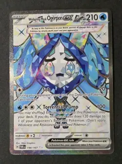 Wellspring Mask Ogerpon ex Full Art 194/167 Pokemon Twilight Masquerade - Image 1
