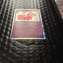 Pokemon TCG Holo Ultra Rare Tinkatuff Baby Shiny Rare Paldean Fates 166/091 - Image 3