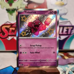 Tinkatink 165/091 Baby Shiny - Paldean Fates - Pokemon TCG - SHIPS FAST - Image 1