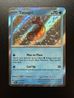 Pokemon TCG - Tatsugiri - Paldean Fates 127/091 Baby Shiny Holo - Image 1