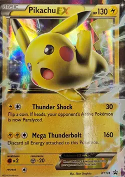 Pokemon TCG Pokemon Pikachu Ex Pikachu Holo XY Promo XY174 - Image 1