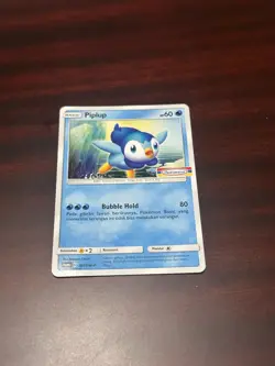 Pokemon TCG Bahasa Indonesia Language Piplup Indomaret Promo 161/SM-P - Image 1