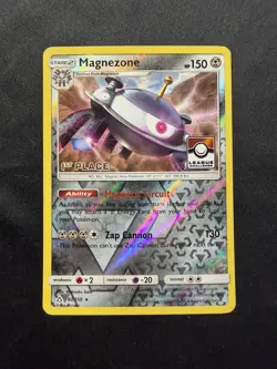 Pokemon Magnezone 83/156 - Ultra Prism League Challenge Promo - 1st Place LP - Image 2