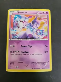 MP 2013 Pokemon, Legendary Treasures, 53/113 Mewtwo, Holo Rare - Image 1