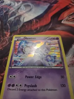 Mewtwo 53/113 Holo Rare Pokemon Legendary Treasures LP - Image 2