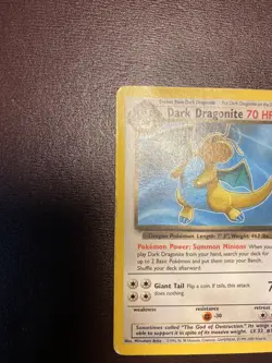 Pokemon Dark Dragonite 22/82 Team Rocket ENG-No Shining Charizard Gold Star - Image 2
