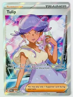 Tulip Full Art Ultra Rare - 244/182 - Paradox Rift Pokemon 2023 - Image 1