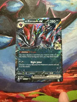 N's Zoroark ex 098/159 Sv09: Journey Together Holo Pokemon TCG NM - Image 1