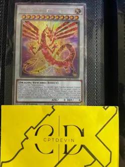 Yu-Gi-Oh! - Crimson Dragon - RA04-EN061 Platinum Secret Rare NM - Image 1